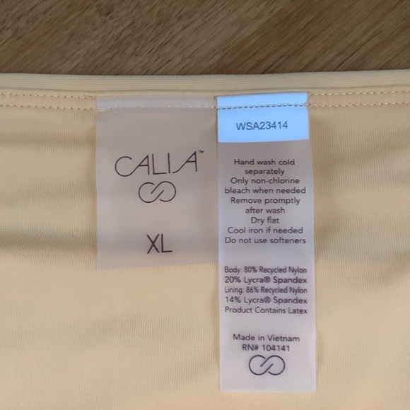 Calia by Carrie Underwood size XL NWT wide banded swim bottom high leg NWT - Picture 2 of 7
